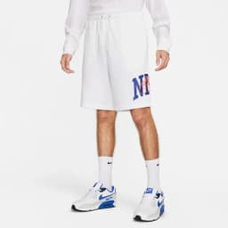 NIKE VARSITY ARCHED GX SHORT - WHITE/SAFTEY ORANGE — (fv5136-100)