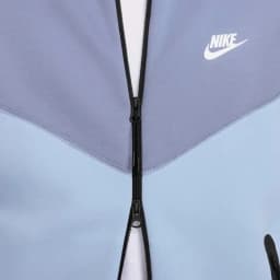 NIKE TECH FLC FZ WR HOOD - LT ARMORY BLUE/ASHEN SLATE — (fb7921-440)