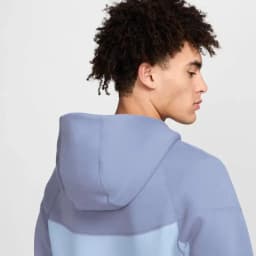 NIKE TECH FLC FZ WR HOOD - LT ARMORY BLUE/ASHEN SLATE — (fb7921-440)