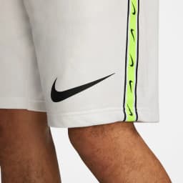 NIKE REPEAT FLC SHORT  -  SUMMIT WHITE/VOLT — (fj5317-121)