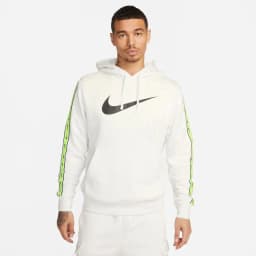 NIKE REPEAT OTH HOOD  -  SUMMIT WHITE/VOLT — (dx2028-122)