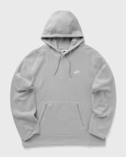 NIKE CLUB WINTERIZED POLAR HOODIE - LT SMOKE GREY — (fz0660-077)