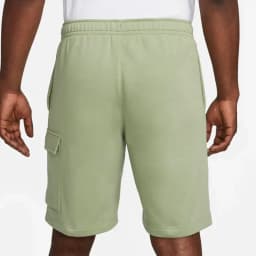 NIKE CLUB FLEECE CARGO SHORT - OIL GREEN — (cz9956-386)