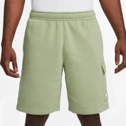 NIKE CLUB FLEECE CARGO SHORT - OIL GREEN — (cz9956-386)