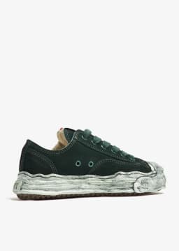 Maison Mihara Yasuhiro MIHARA HANK OG SOLE SDE LT SNEAKER - GREEN — (a13fw732-green)
