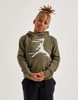 JORDAN FLIGHT MVP MOTION FLC HOOD - MEDIUM OLIVE — (95d228-e6f)