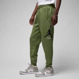 JORDAN J BASELINE HBR FLC JOGGER - SKY J LT OLIVE — (fd7345-340)