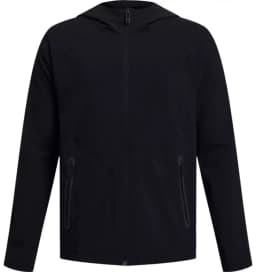 UNDER ARMOUR UNSTOPPABLE WOVEN HOOD - BLACK / PITCH GRAY — (1383126-001)