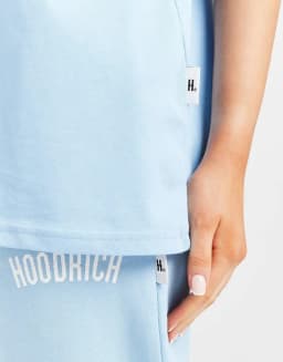 HOOD RICH W  DEPTH FZ CROP HOOD - DAZZLING BLUE/ WHITE