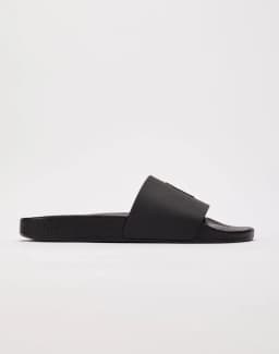 RALPH LAUREN POLO POLO SLIDE  -  BLACK/RED PP