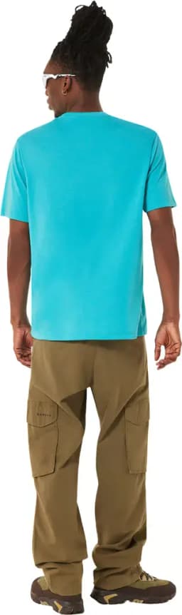 OAKLEY BARK SHORT SLEEVE TEE - SWIMMING BLUE — (foa407521-6ge)