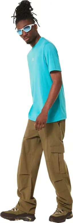 OAKLEY BARK SHORT SLEEVE TEE - SWIMMING BLUE — (foa407521-6ge)