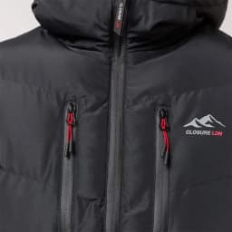CLOSURE LONDON TECH PUFFER JACKET - BLACK — (clj-3124)