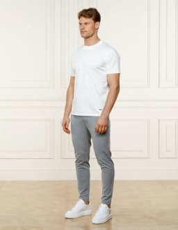 BELIER SS MERCERISED PREMIUM T-SHIRT - WHITE — (bm-125-white)