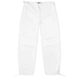 Tommy Hilfiger TOMMY JEANS W WOVEN BUNGIES PARACHUTE PANT - WHITE — (dw0dw16101ybr)