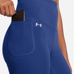 UNDER ARMOUR MOTION HIGH RISE LEGGING - Tech Blue / White — (1383607-432)
