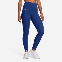 UNDER ARMOUR MOTION HIGH RISE LEGGING - Tech Blue / White — (1383607-432)