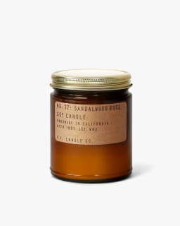 P.F. Candle Co. P.F. CANDLE CO NO.32 SANDALWOOD ROSE  7.2 OZ SOY CANDLE - BROWN — (sc32)