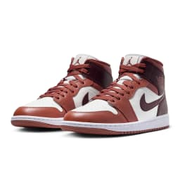 JORDAN AJ1 MID - DUSTY PEACH/NIGHT MAROON/SAIL/WHITE — (bq6472-200)