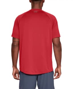 UNDER ARMOUR TECH 2.0 TEE - RED/GRAPHITE — (1326413-600)