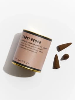P.F. Candle Co. P.F. CANDLE CO ENOKI CEDAR INCENSE CONES - BROWN — (alin2)