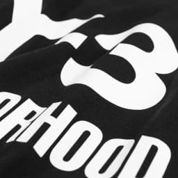 Y-3 Y3 Y-3 x Neighborhood NBHD LOGO TEE - BLACK — (jw6999)