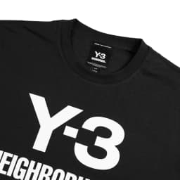 Y-3 Y3 Y-3 x Neighborhood NBHD LOGO TEE - BLACK — (jw6999)