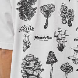 FADED LIQUID MUSHROOM TEE - OFF WHITE — (fd1772-off-white)