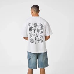 FADED LIQUID MUSHROOM TEE - OFF WHITE — (fd1772-off-white)