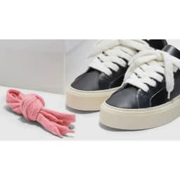 COLE BUXTON LEATHER WILSON SNEAKER - BLACK/WHITE — (maw23snr1001)