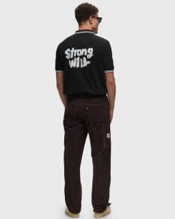 Comme des Garçons COM SHIRT FRED PERRY X CDG SHIRT SS POLO - BLACK — (fn-t502-w24-1)