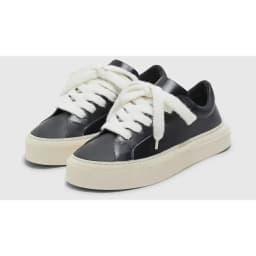 COLE BUXTON LEATHER WILSON SNEAKER - BLACK/WHITE — (maw23snr1001)