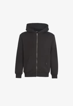 CLOSURE LONDON RELAXED FIT HOODED ZIP  SUIT - BLACK — (clsr-4379black)