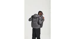 NICCE REPEATER PUFFER JACKET - COAL/BLACKPRINT