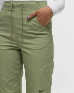 NIKE W ESSNTL WVN HR OH PANT - OIL GREEN/BLACK — (fb8284-386)