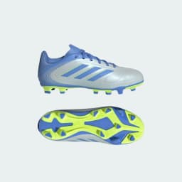 ADIDAS COPA PURE 3 CLUB FG/MG BOOTS KIDS - HALO BLUE/BLUE FUSION/LUCID LEMON