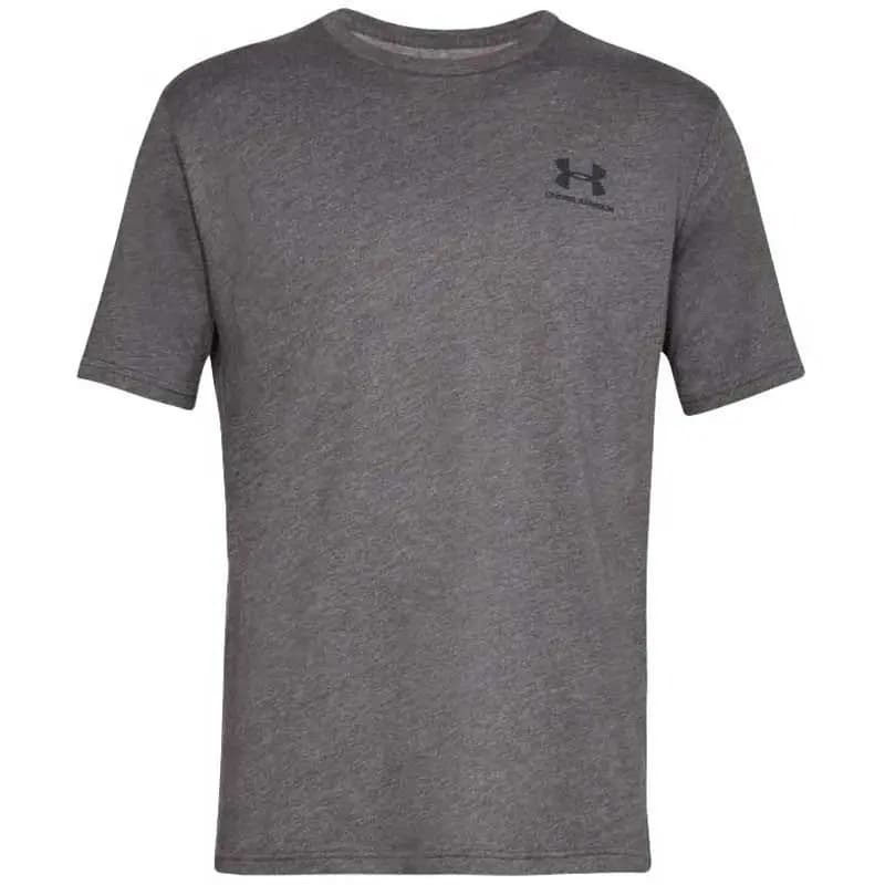 UNDER ARMOUR *SPORTSTYLE T-SHIRT CHARCOAL - CHARCOAL MED HEATHER/BLACK