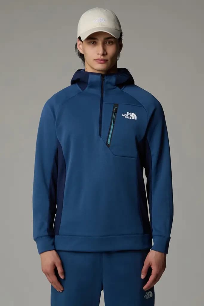 THE NORTH FACE M MOUNTAIN ATHLETICS HZ HOODIE - SHADY BLUE/SUMMIT NAVY