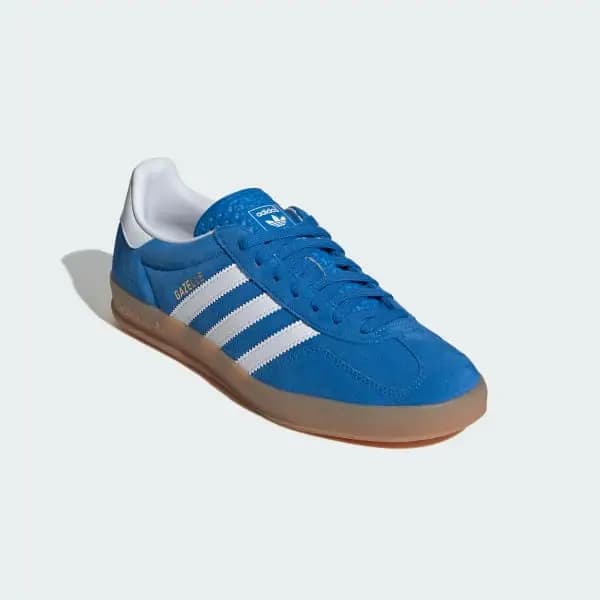 ADIDAS ORIGINALS GAZELLE INDOOR - BLUEBIRD/FTWR WHITE/GUM 2
