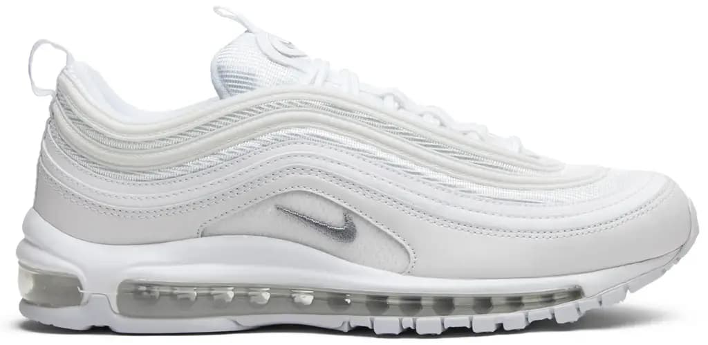 NIKE JNR AM97 - WHT/WHT/SIL — (921522-104)