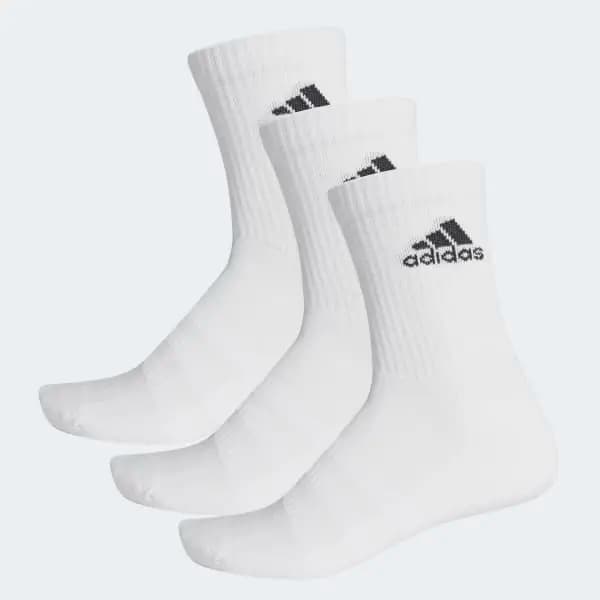 ADIDAS ORIGINALS ADIDAS PERFORMANCE 3PK CREW SOCK - WHITE/BLACK