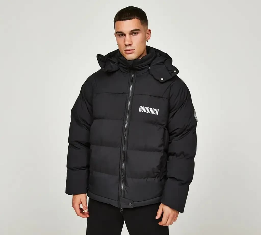Hoodrich HOOD RICH OG PHENOM PUFFER JACKET - BLACK/WHITE — (ho-0324-0015)