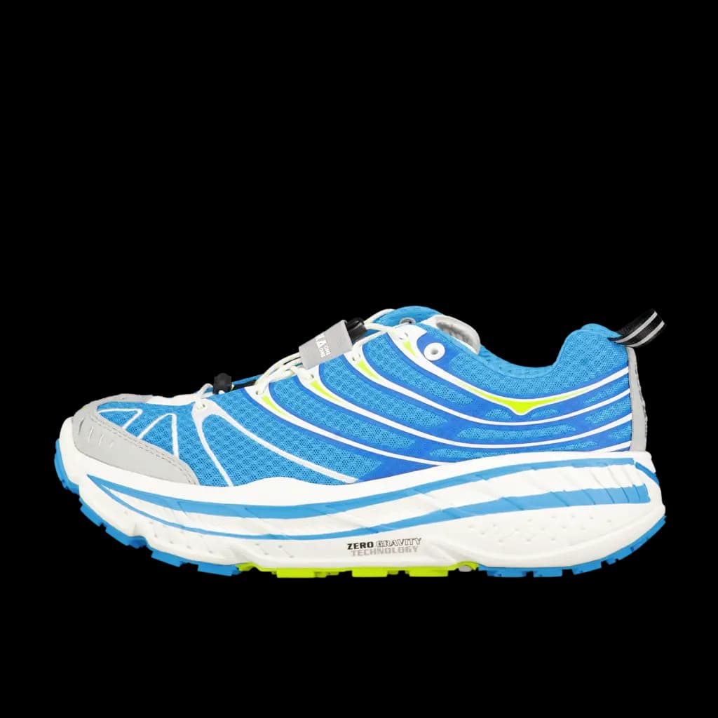 HOKA ONE ONE STINSON EVO OG TRAINERS - SKYWARD BLUE / HOKA CITRUS — (1155350-shk)