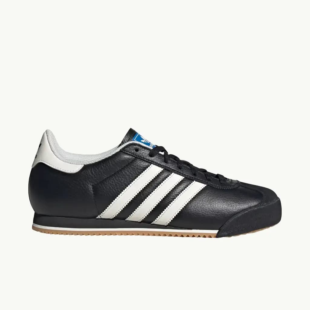 ADIDAS ORIGINALS K 74 TRAINERS - CORE BLACK/CORE WHITE/GUM 3 — (ig8951)