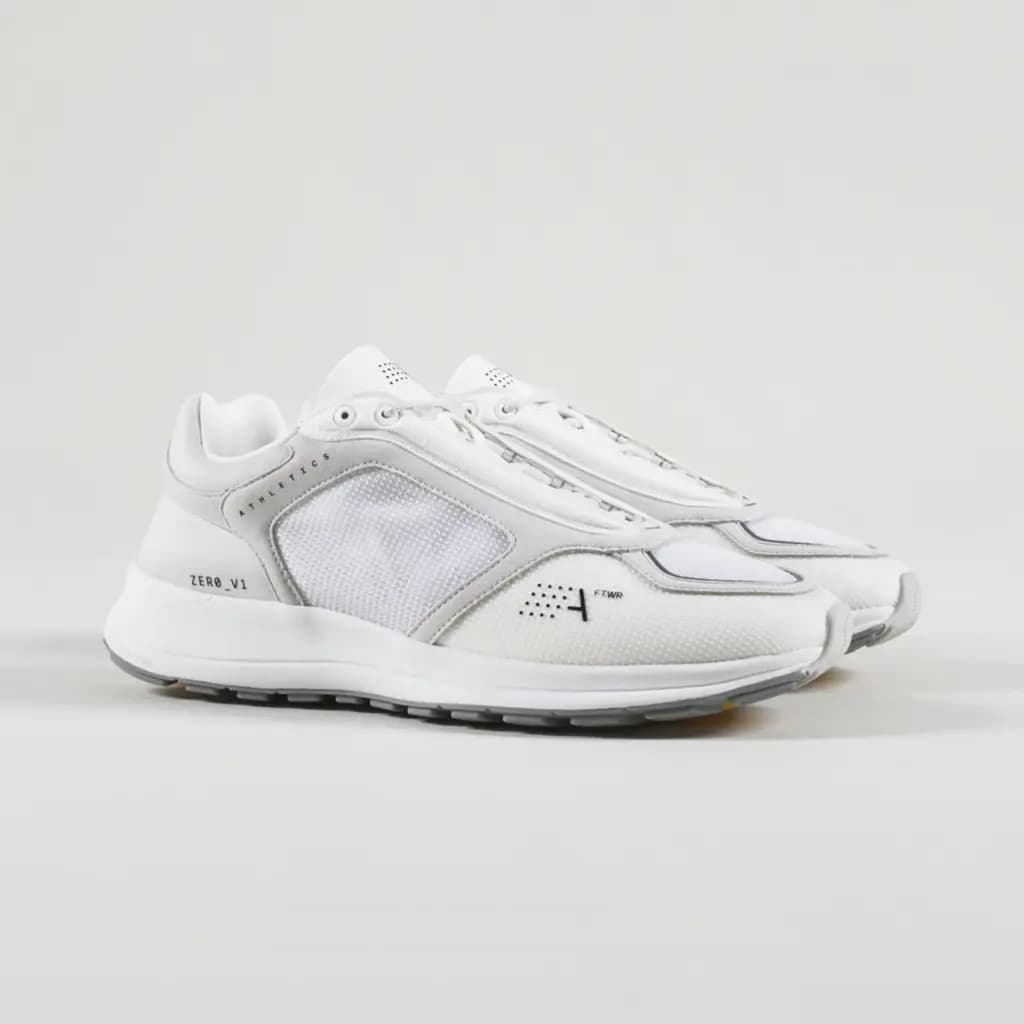 ATHLETICS FOOTWEAR ZERO V1 TRAINERS - SILVER GREY