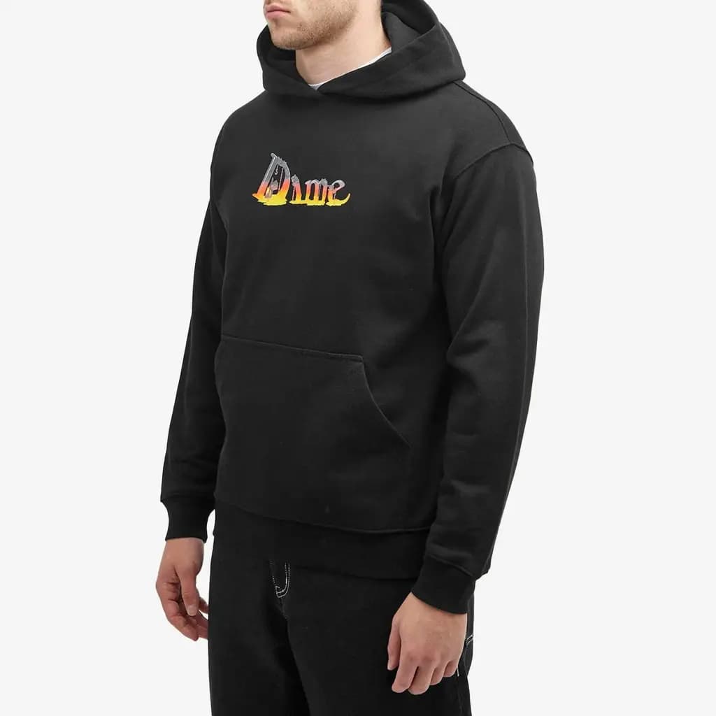 DIME CLASSIC SKYNET HOODIE - BLACK — (dimefa2416blk)