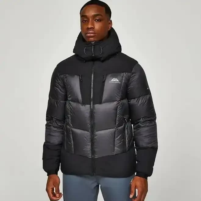 TRAILBERG EIGER 700F PUFFER - BLACK/ ASPHALT — (tb0616)