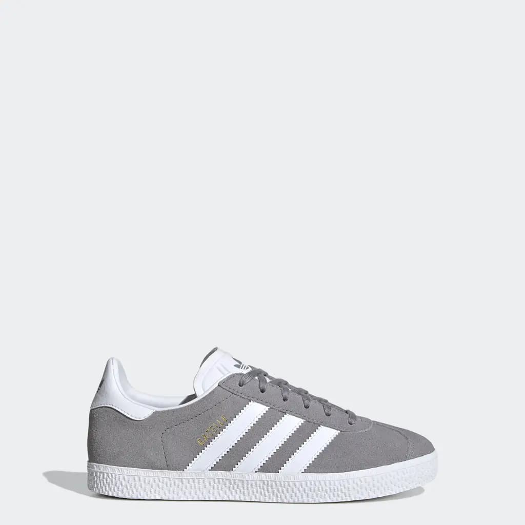 ADIDAS ORIGINALS JNR GAZELLE - GREY/WHT