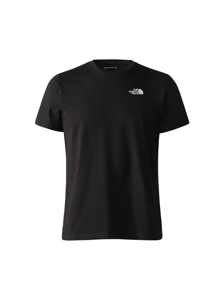 THE NORTH FACE FOUNDATION BACK GRAPH TEE - BLACK/RETRO ORANGE - BLACK/RETRO ORANGE