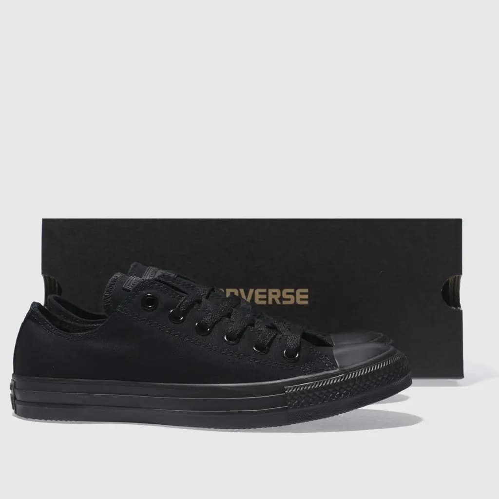 CONVERSE CTAS OX - MONO BLACK — (m5039c-m)